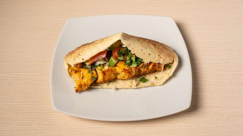 Chicken Souvlaki Cypriot Pita