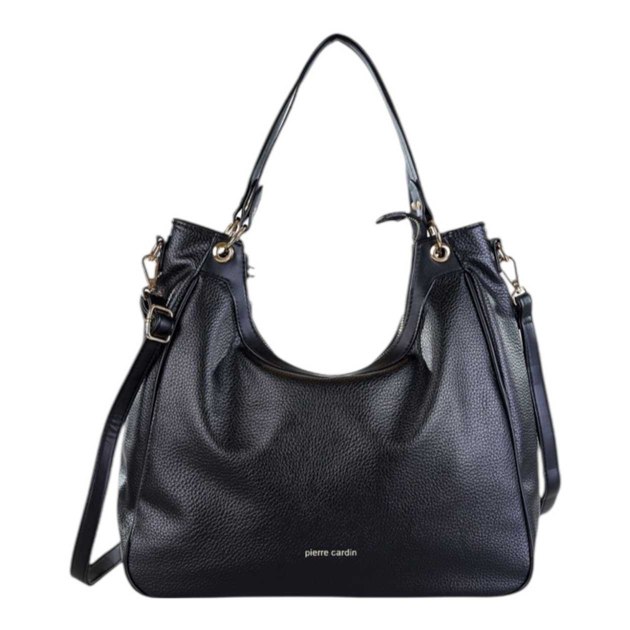 Pierre Cardin veľká čierna kabelka na rameno