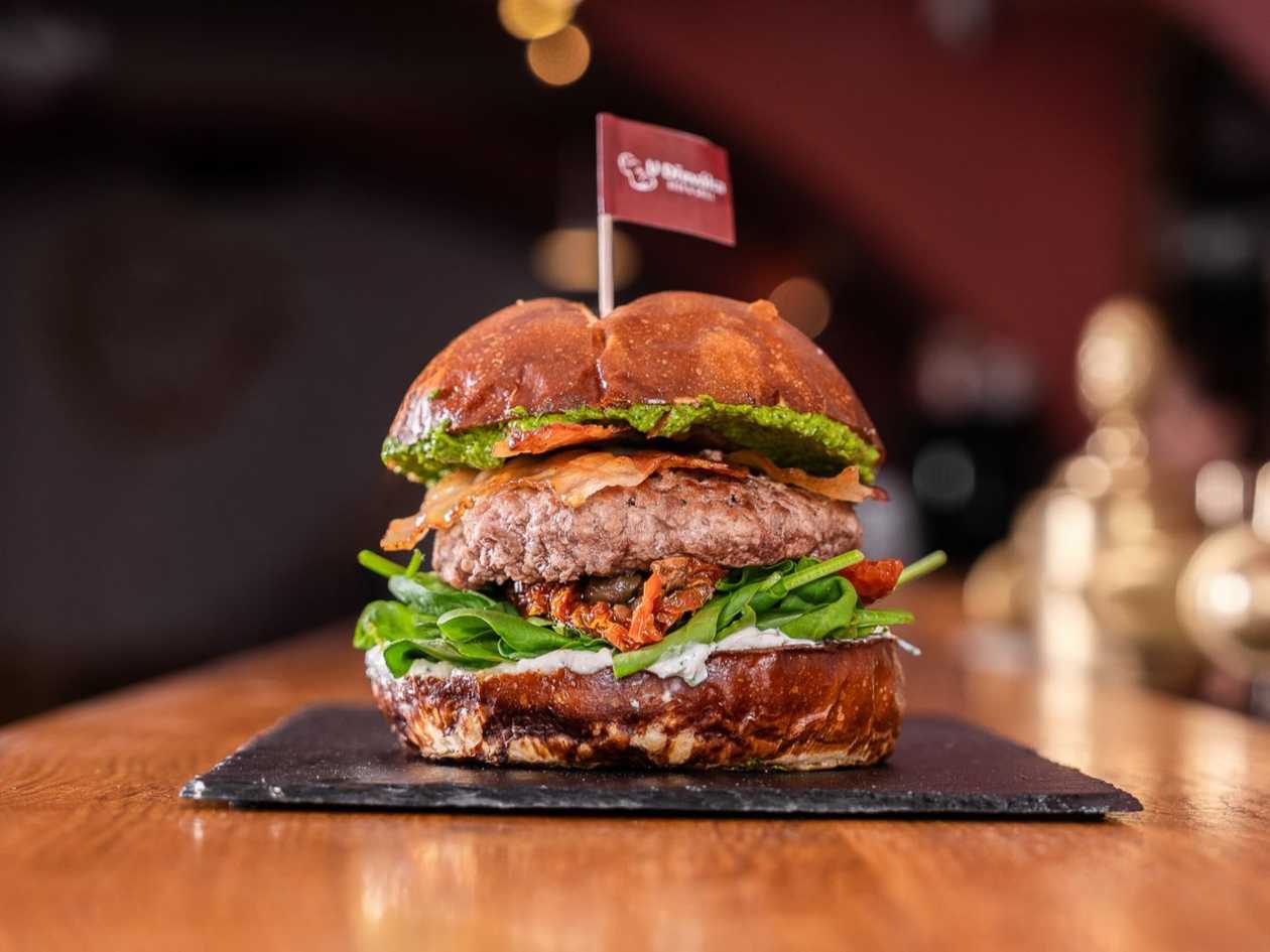 Ricotta Spinach Burger