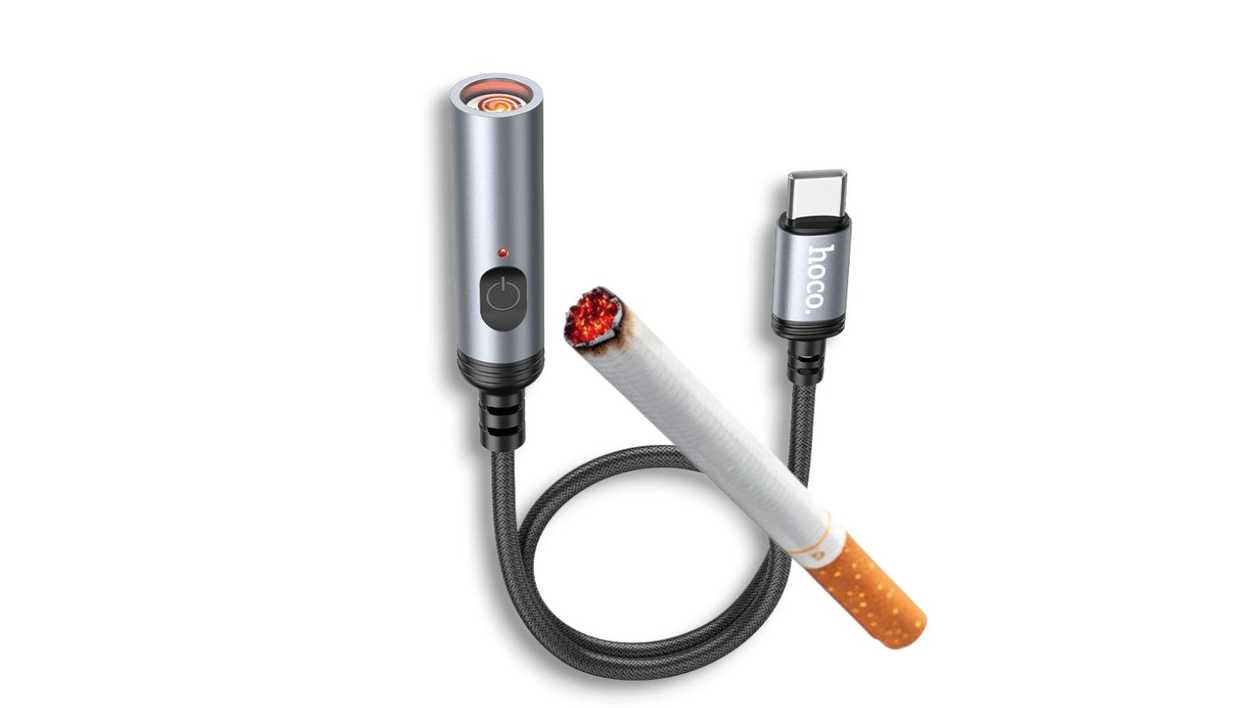 Cigarette Lighter, Hoco UA30, Type-C, 6942007625562