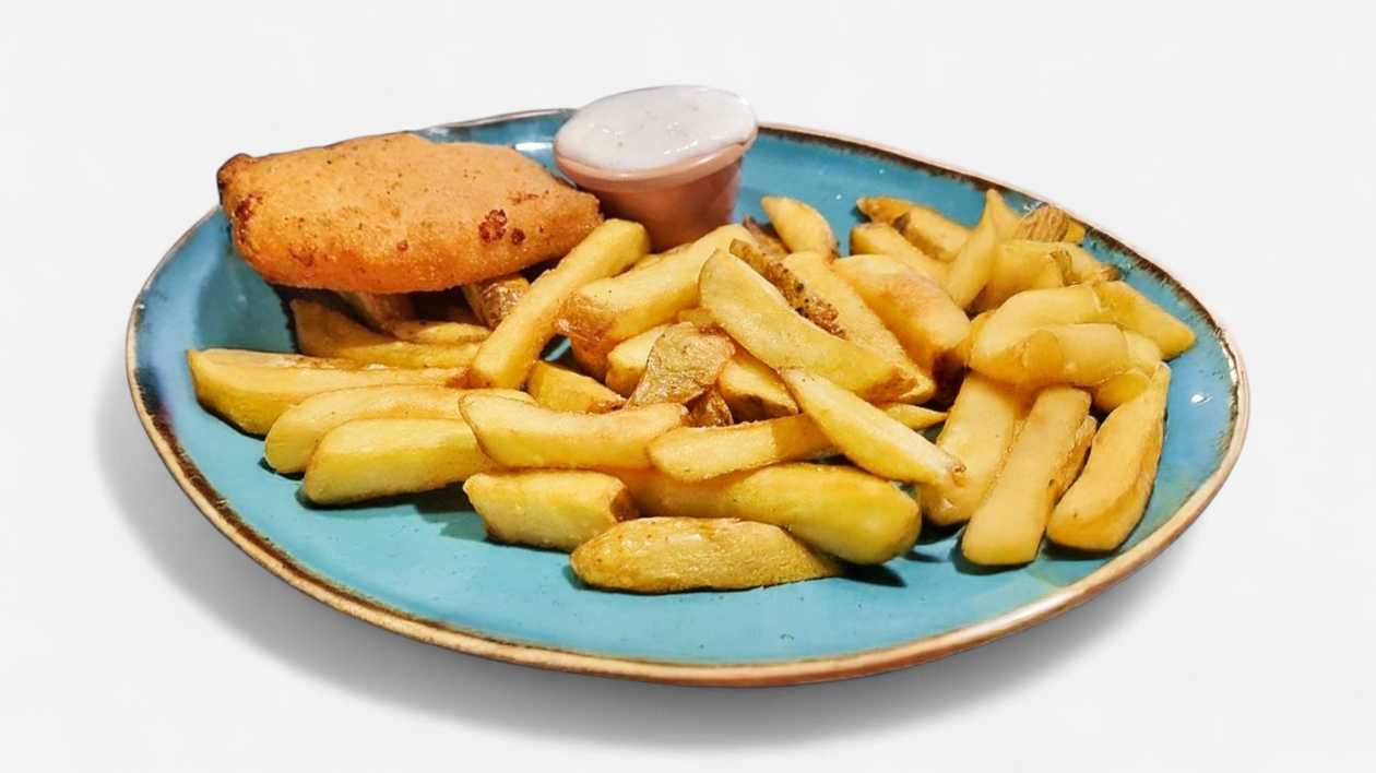 Lunch menu - fried cheese