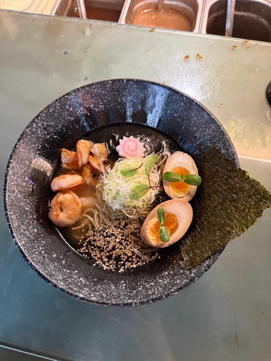 Shio Ramen with Shrimps