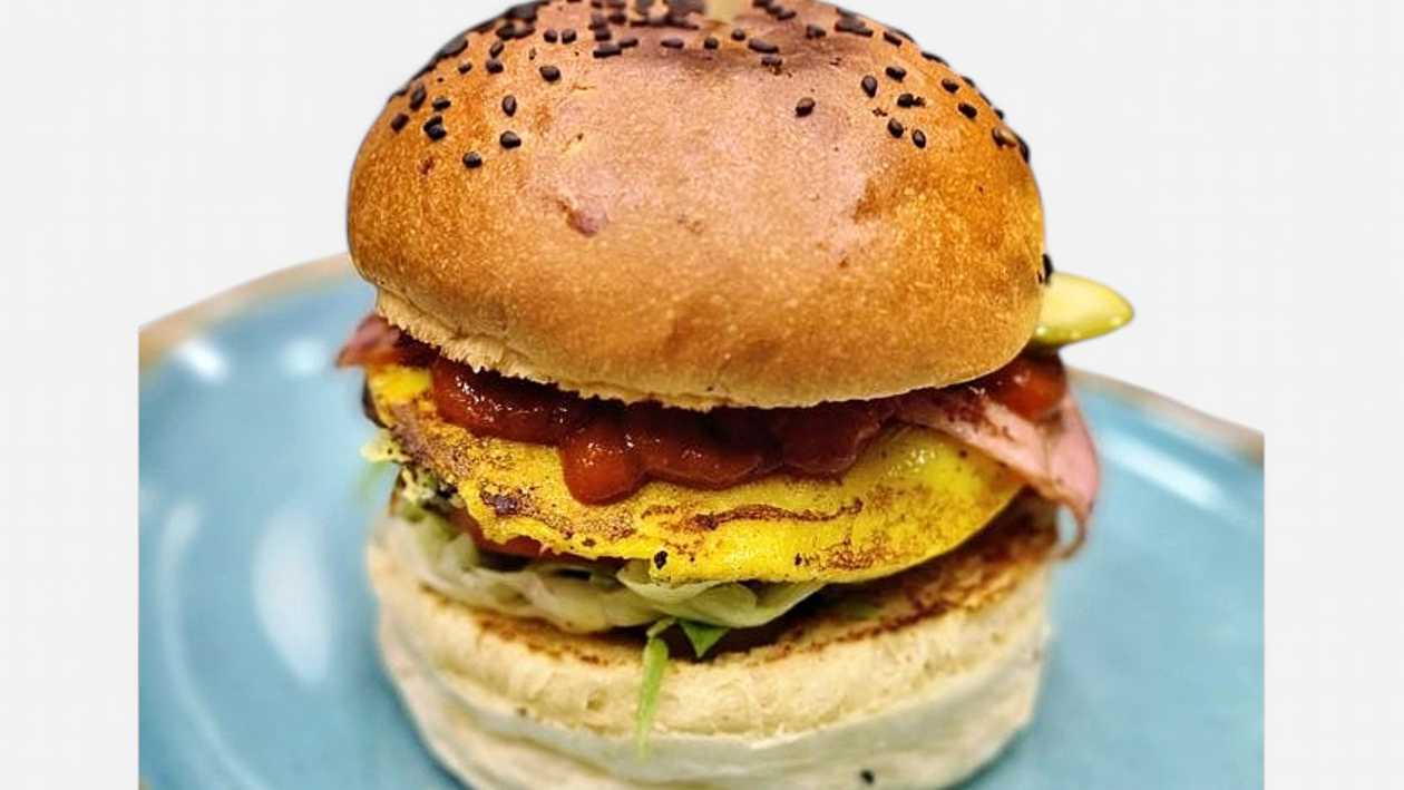 Kansas chilli burger