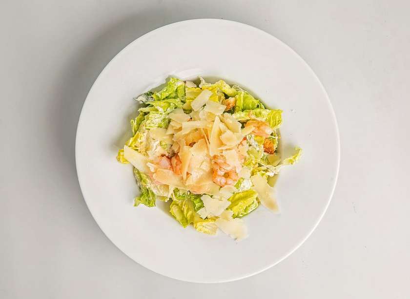 Caesar Salad with Shrimp