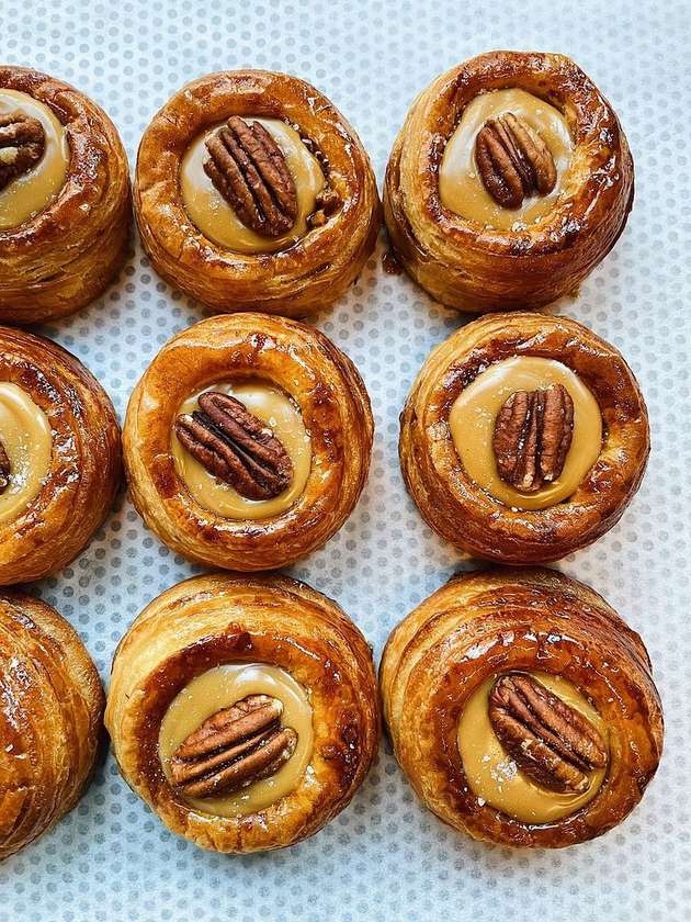 Mini Danish Pastry with Caramel
