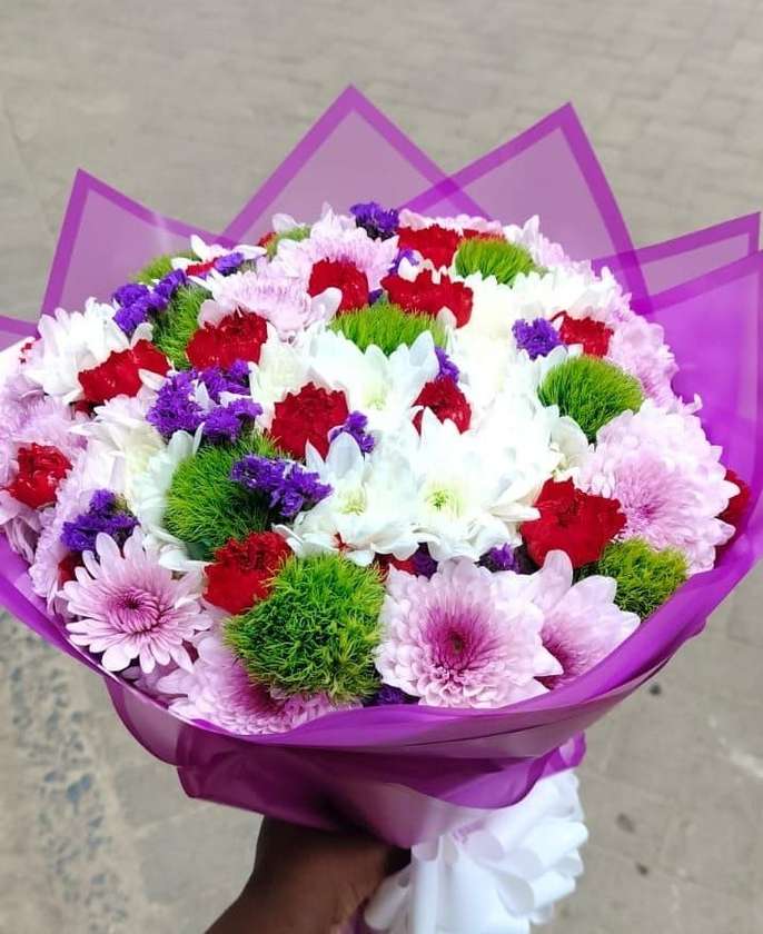 Gland purple Bouquet