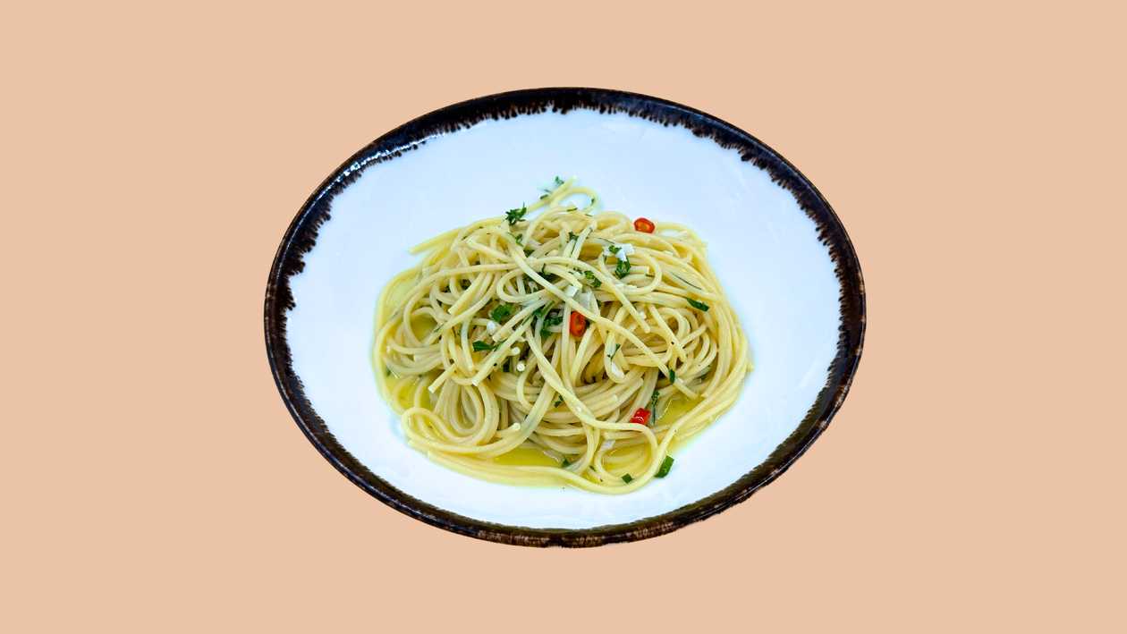 Pasta Aglio e Olio Peperoncino Vegana