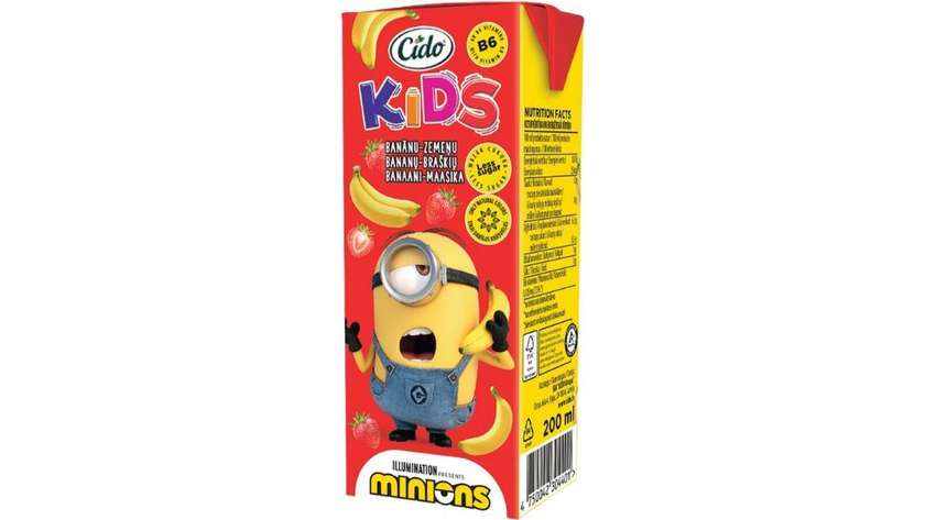 Cido Kids banānu-zemeņu