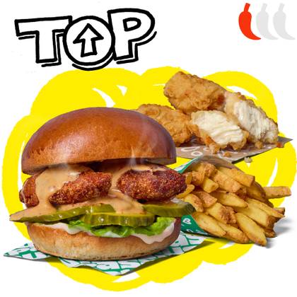 SUNSET CHICKEN ENLARGED SET