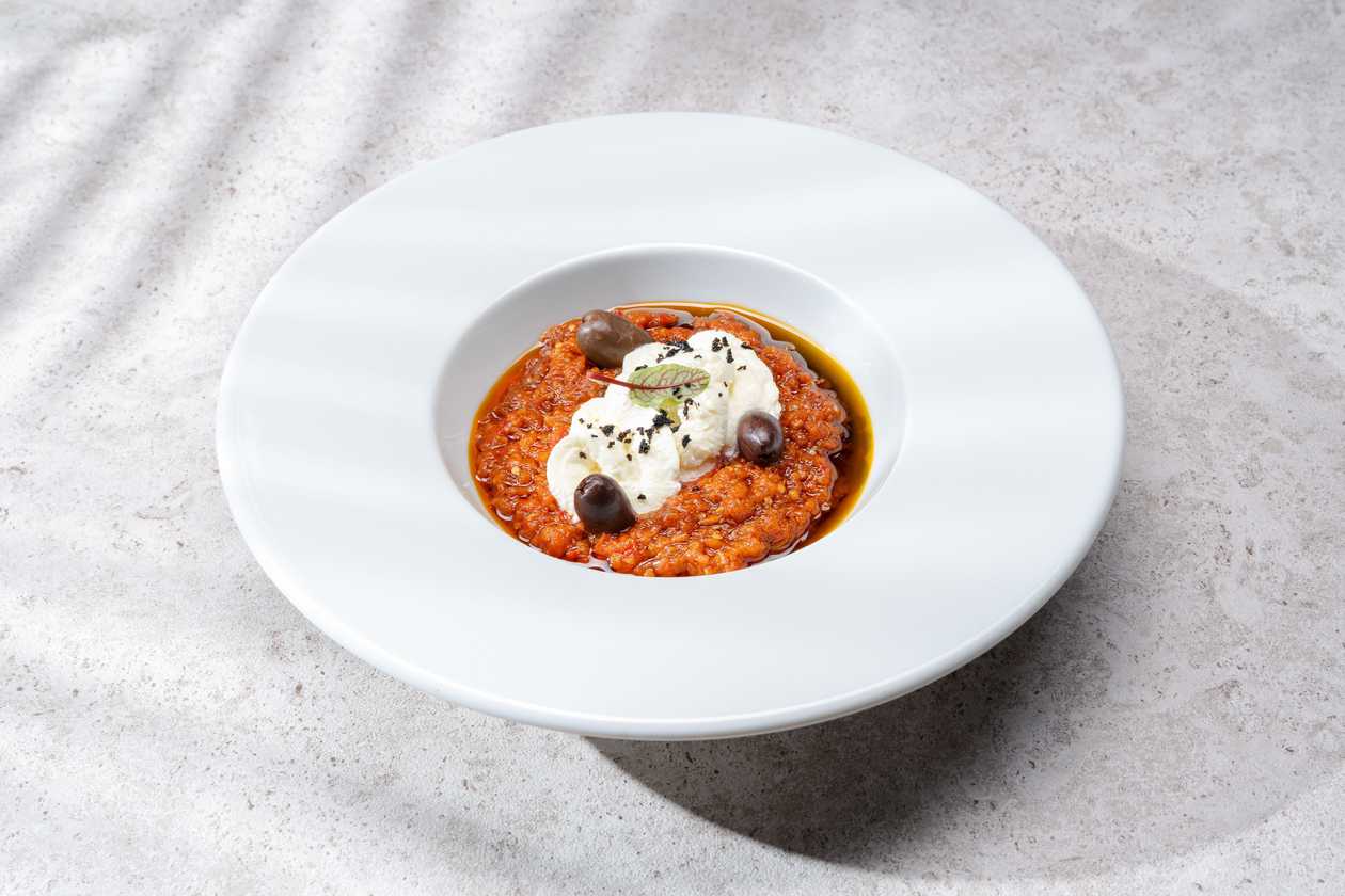 Homemade Zacusca with Feta Mousse 180 gr