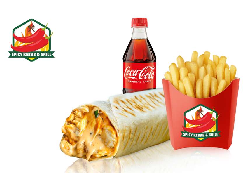 ⭐ Zestaw Rollo z Serem + Pocket Frytki + Coca-Cola 500ml