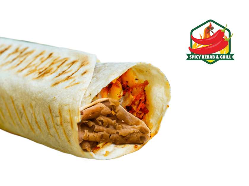 Rollo Kebab with Meat Only