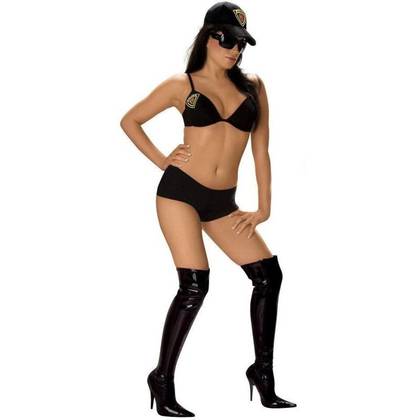 Sexy Policewoman Uniform Costume 6354, Size S