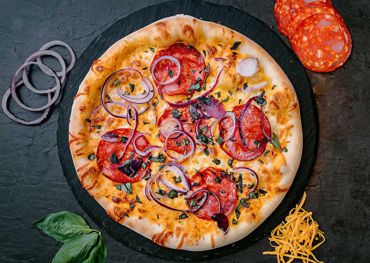 Malá Extra Cheddar Pizza