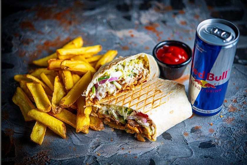 Kanawrap + friikad + jook