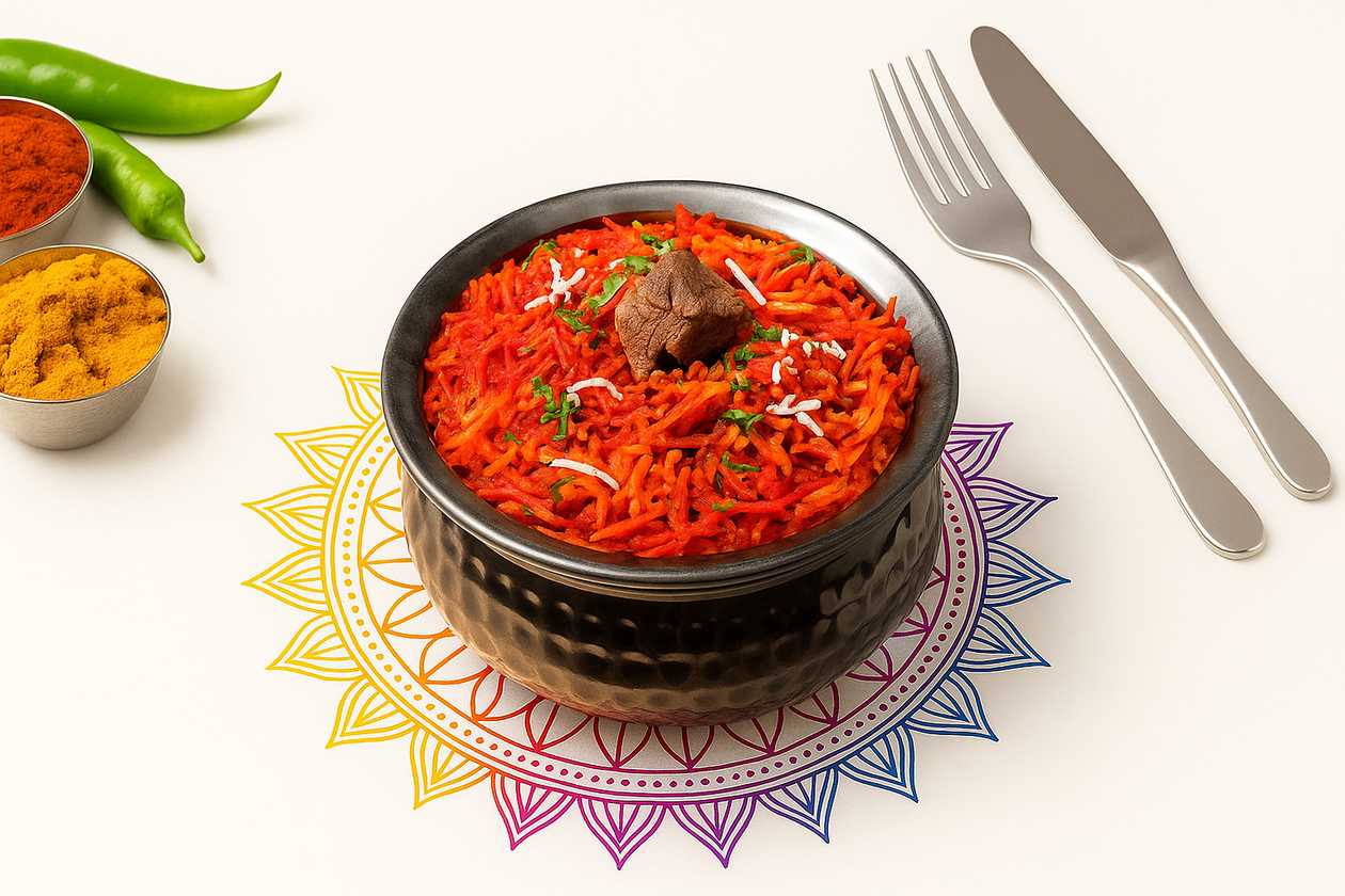 Biryani de Miel / Lamb Biryani