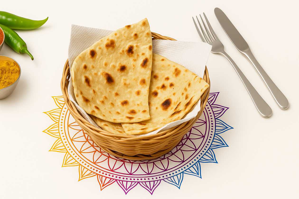 Chapati cu Usturoi / Garlic Chapati