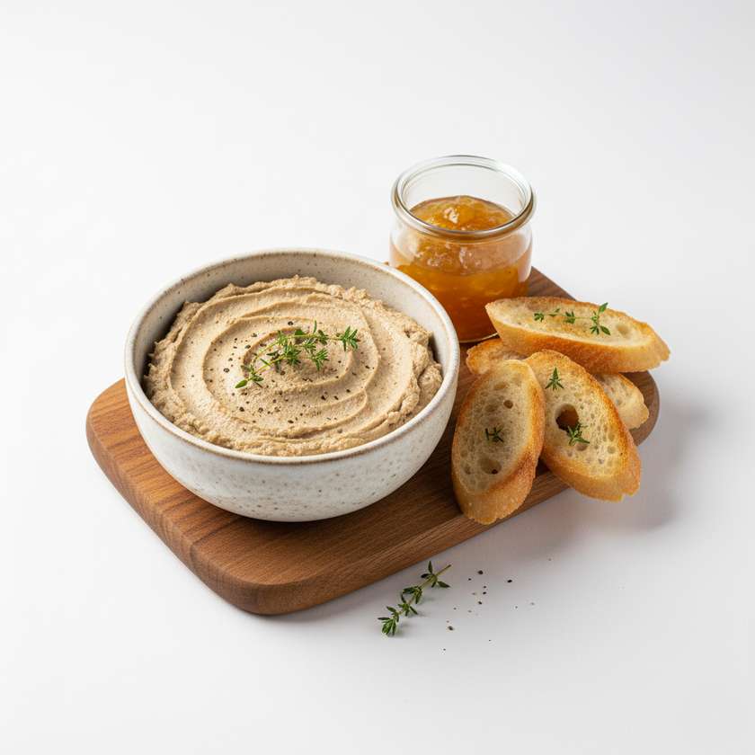 Chicken Liver Pâté with White Grape Jam