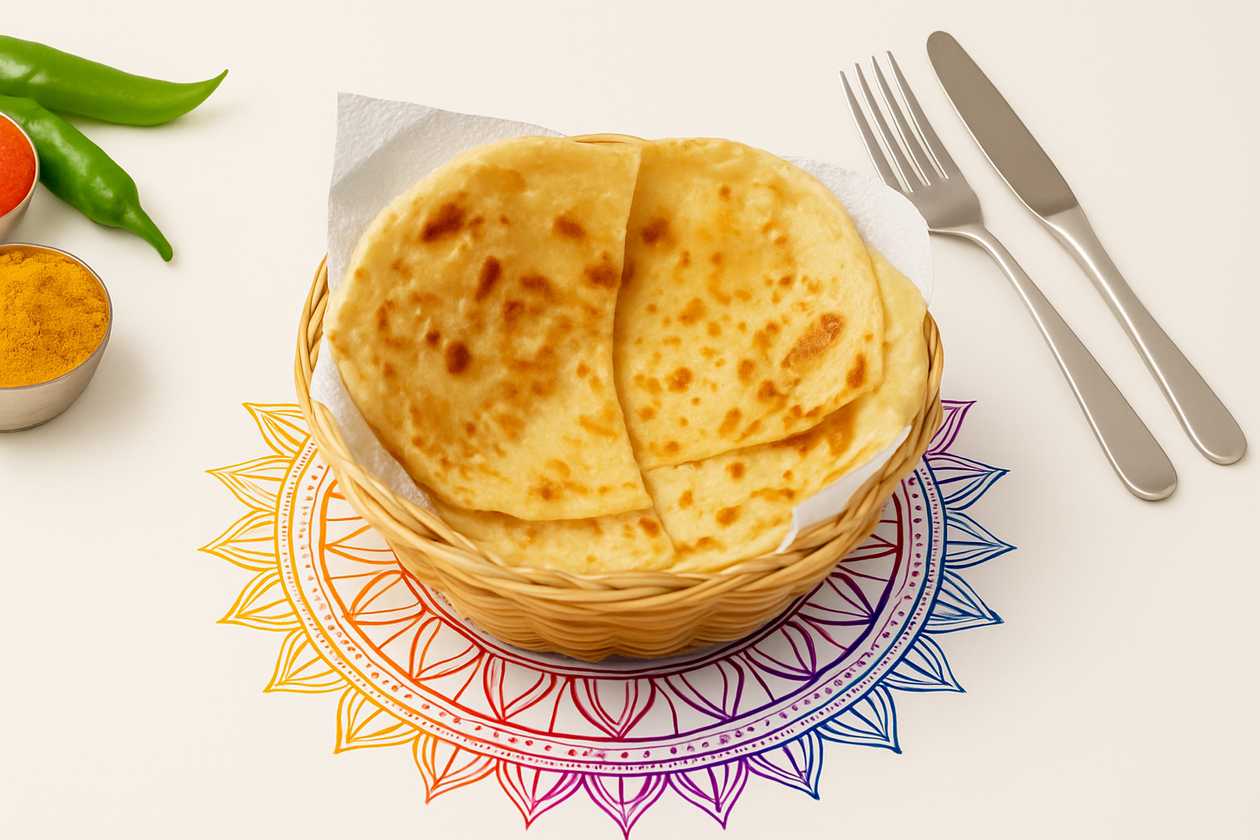 Chapati cu Brânză / Cheese Chapati