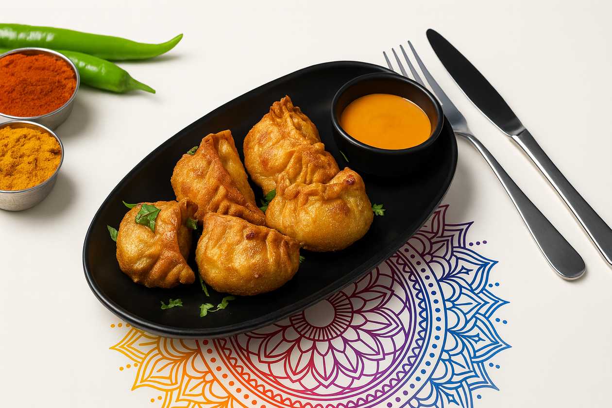 Momos de Pui - Prajite