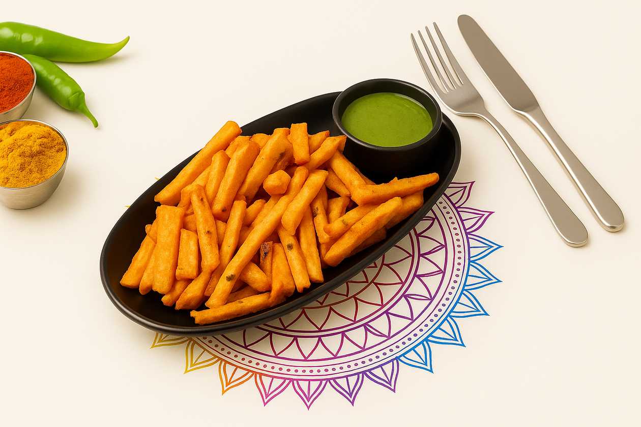 Cartofi în stil indian / Indian Style Fries