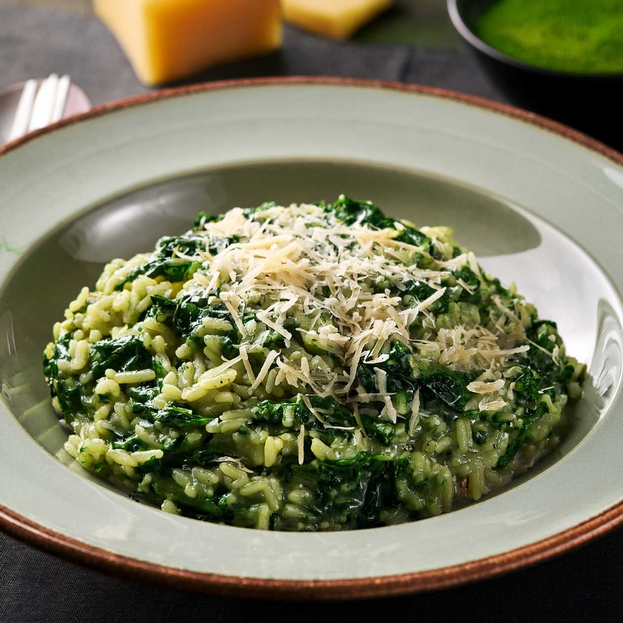 Špenátovo-kuracie rizoto