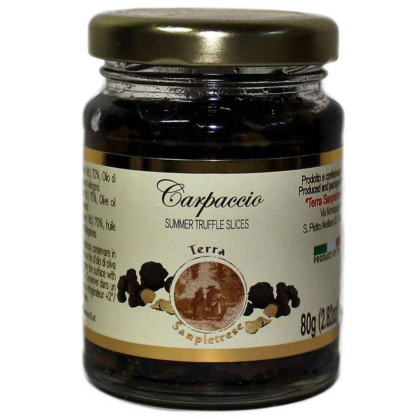 Carpaccio di Tartufi Neri, 80G, Terra SanPietrese