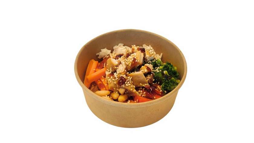 Teriyaki bowl with chicken