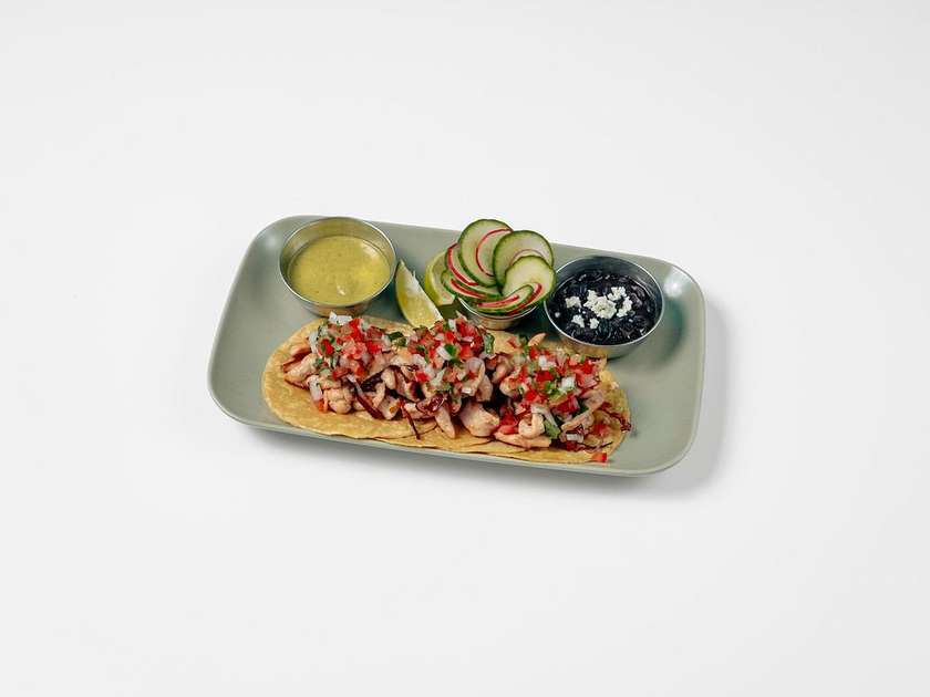 TACOS DE POLLO ASADO