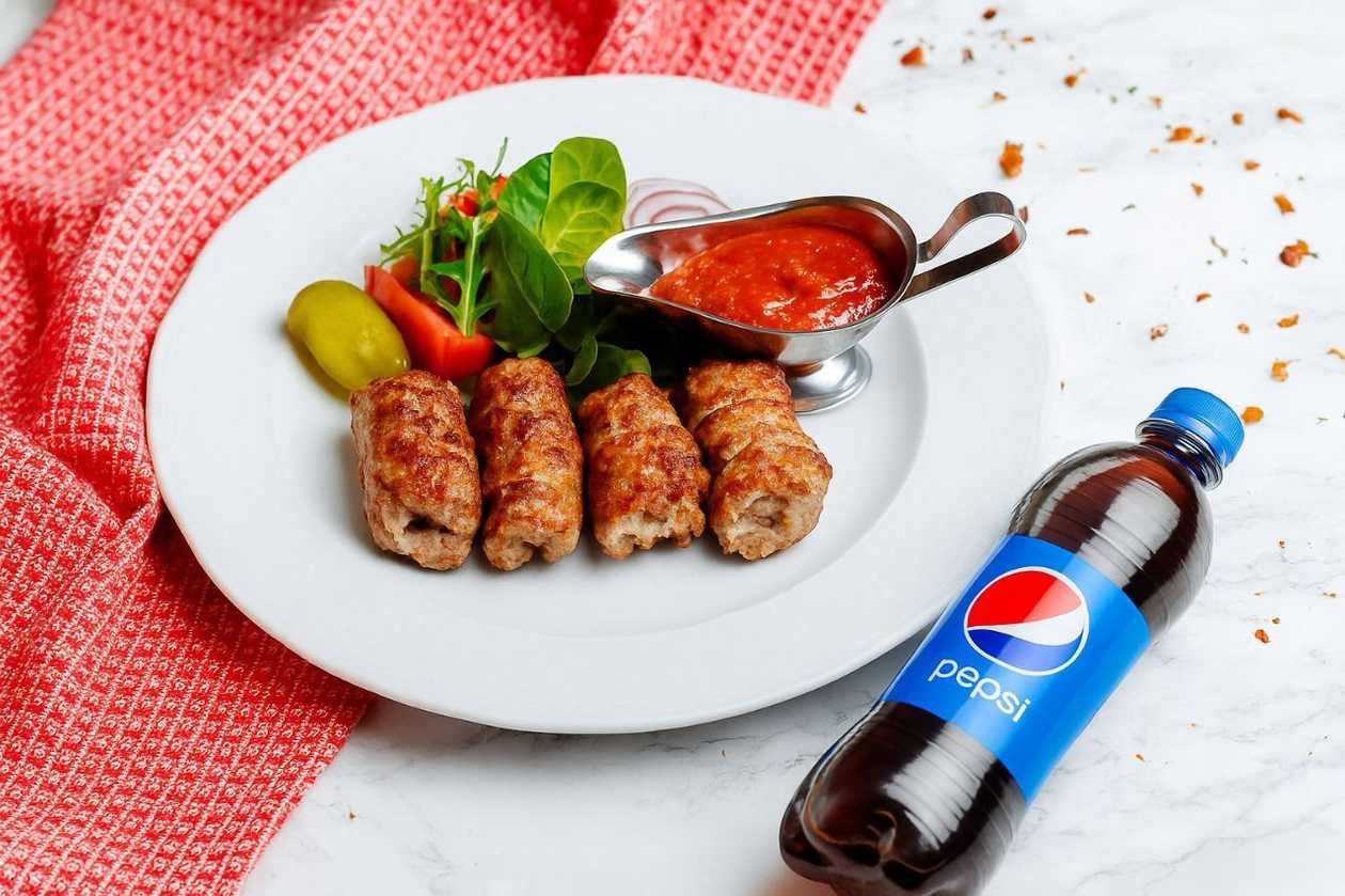 Ljulja-kebab sealihast + Pepsi 0,5L