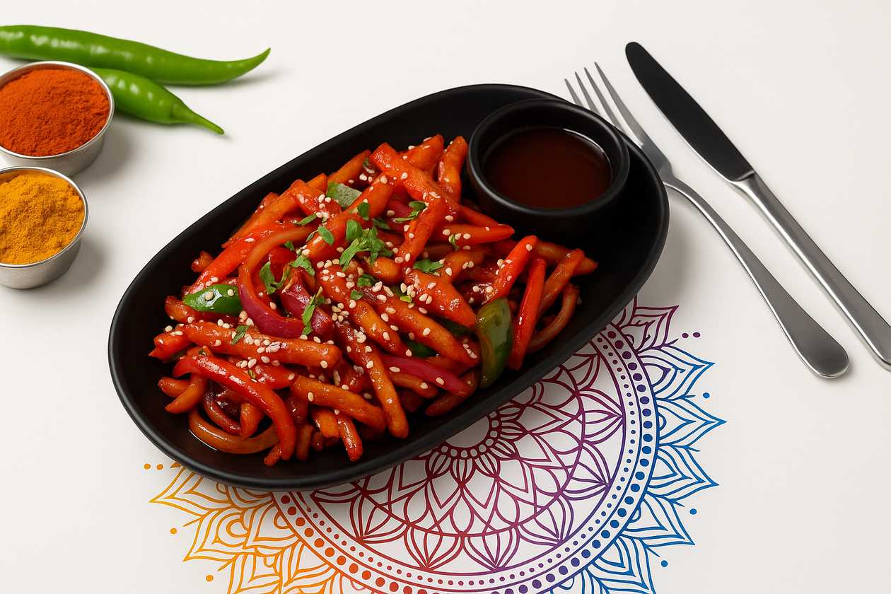 Cartofi cu Miere si Ardei / Honey Chilli Potatoes