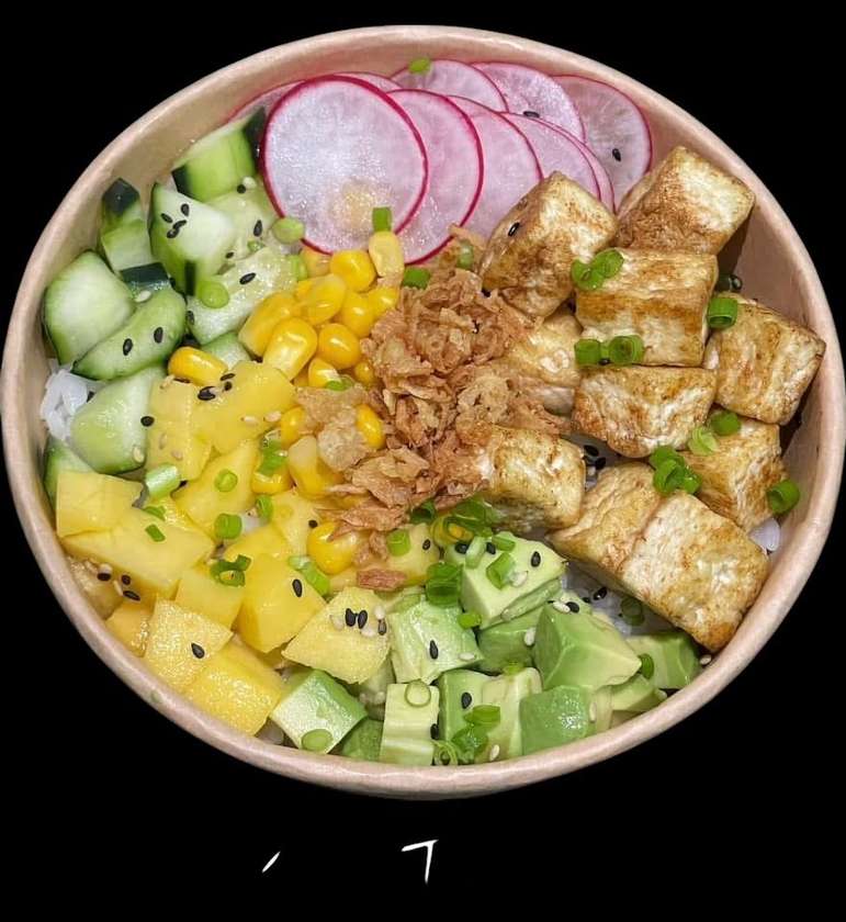 Tofu Teriyaki Poke Bowl