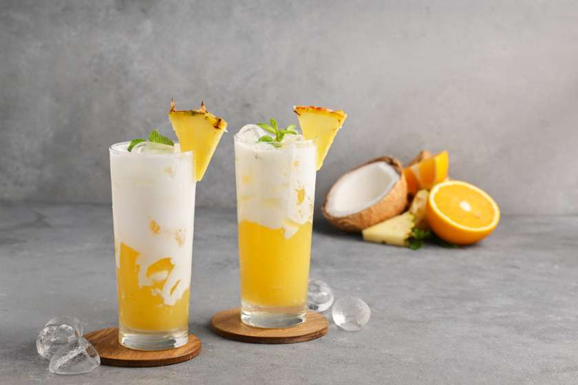 Tropical Coconut Iced Drink