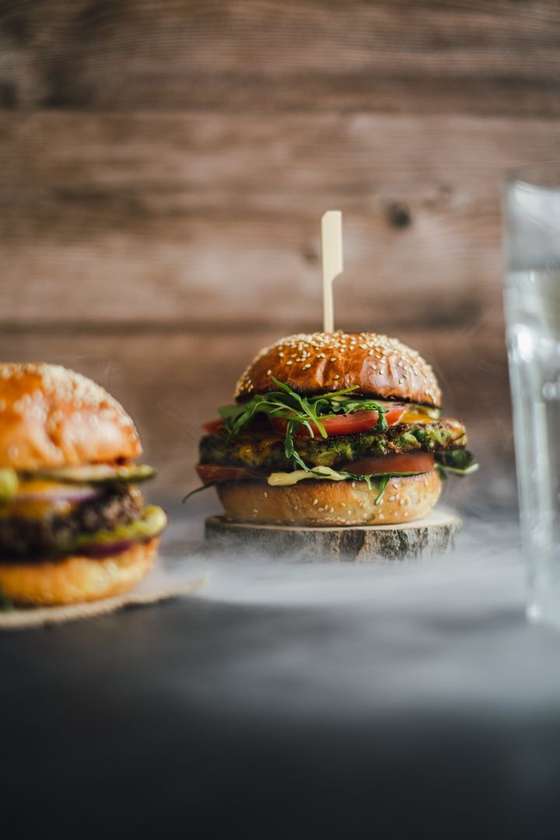 150. Broccoli Vege Burger