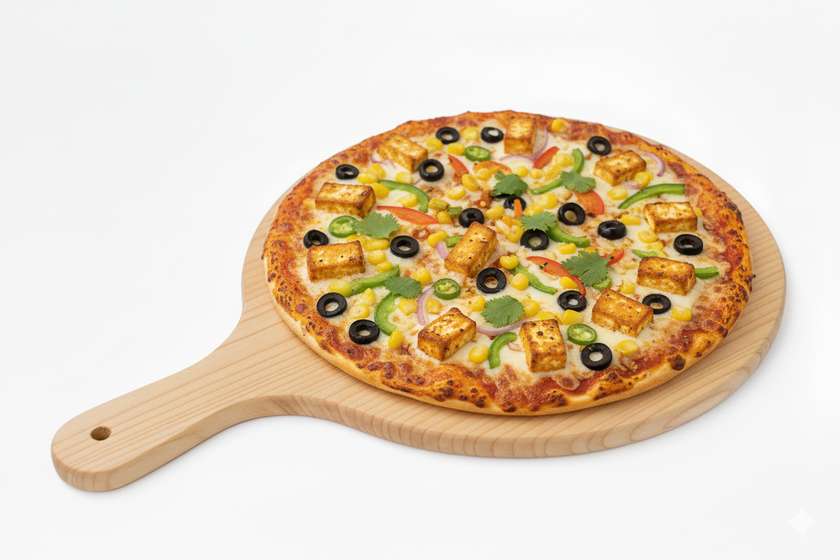 Hot Paneer Veggie Pizza