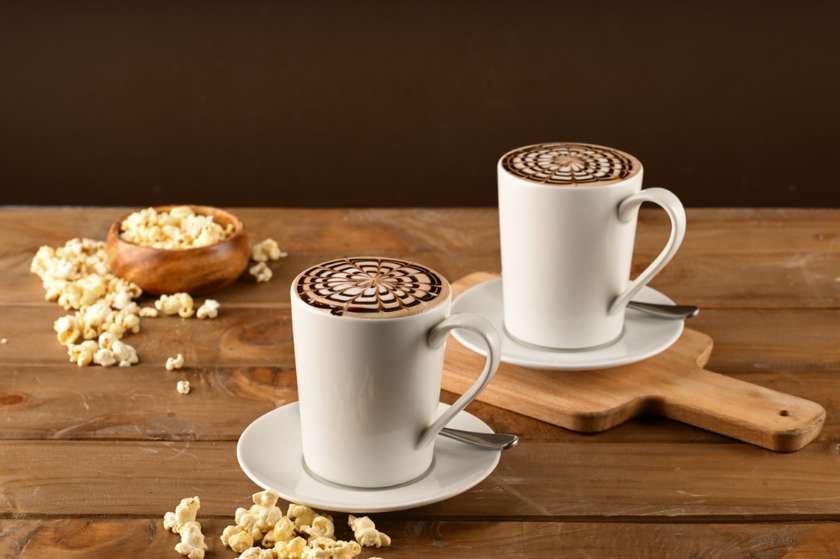 Double Popcorn Hot Chocolate