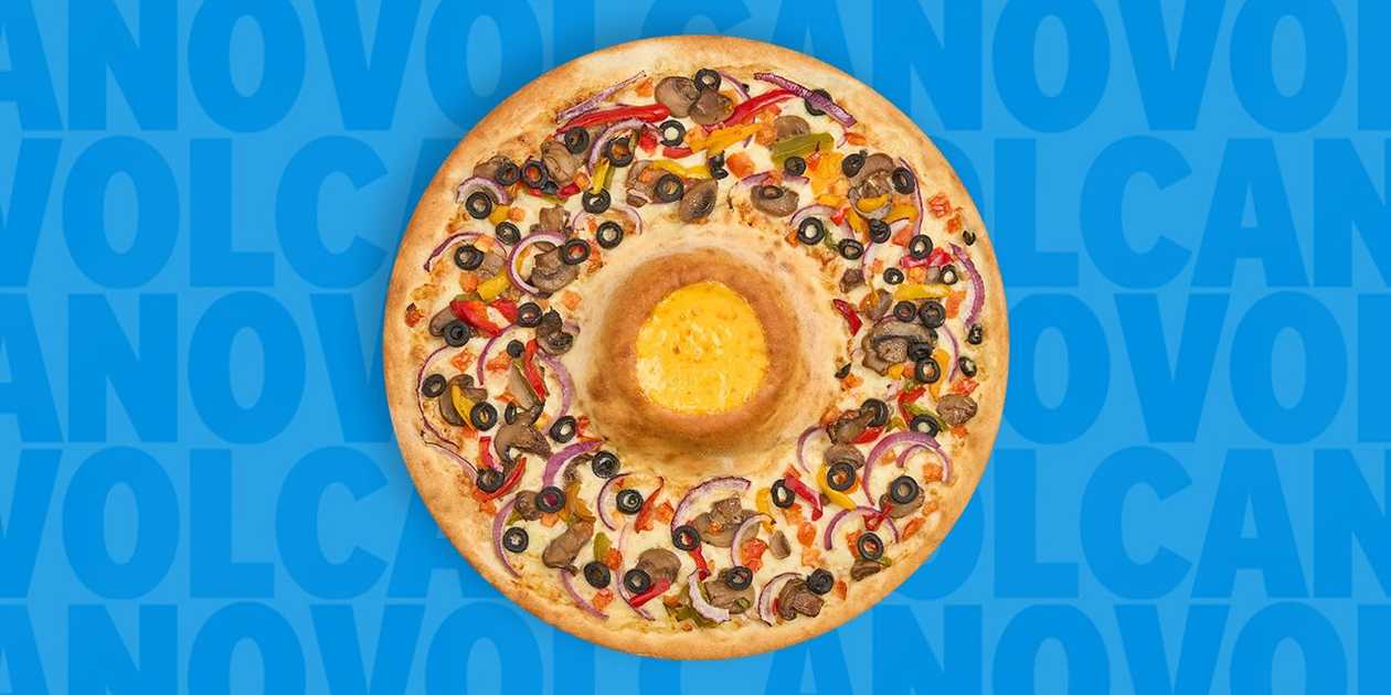 VOLCANO veggie pizza