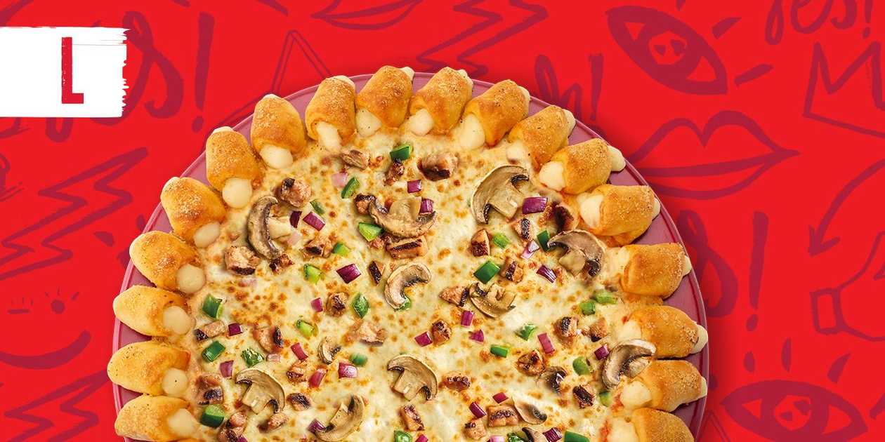 DUŻA PIZZA Z CHEESY BITES