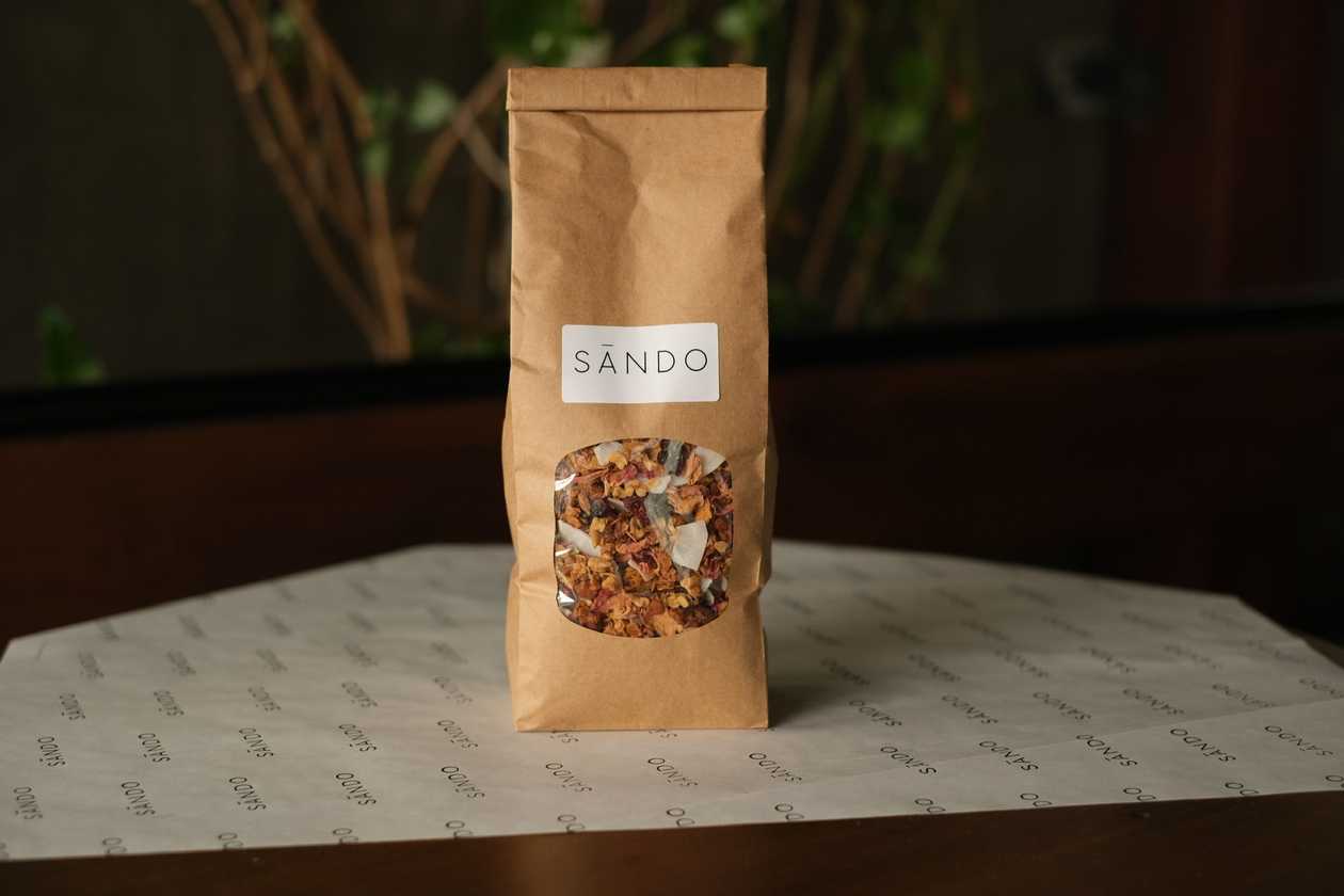 Cranberry maple festive granola