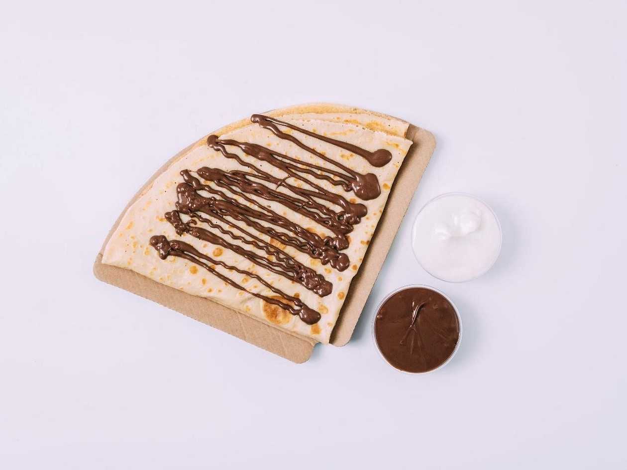 Palačinka s Tvarohem a Nutellou