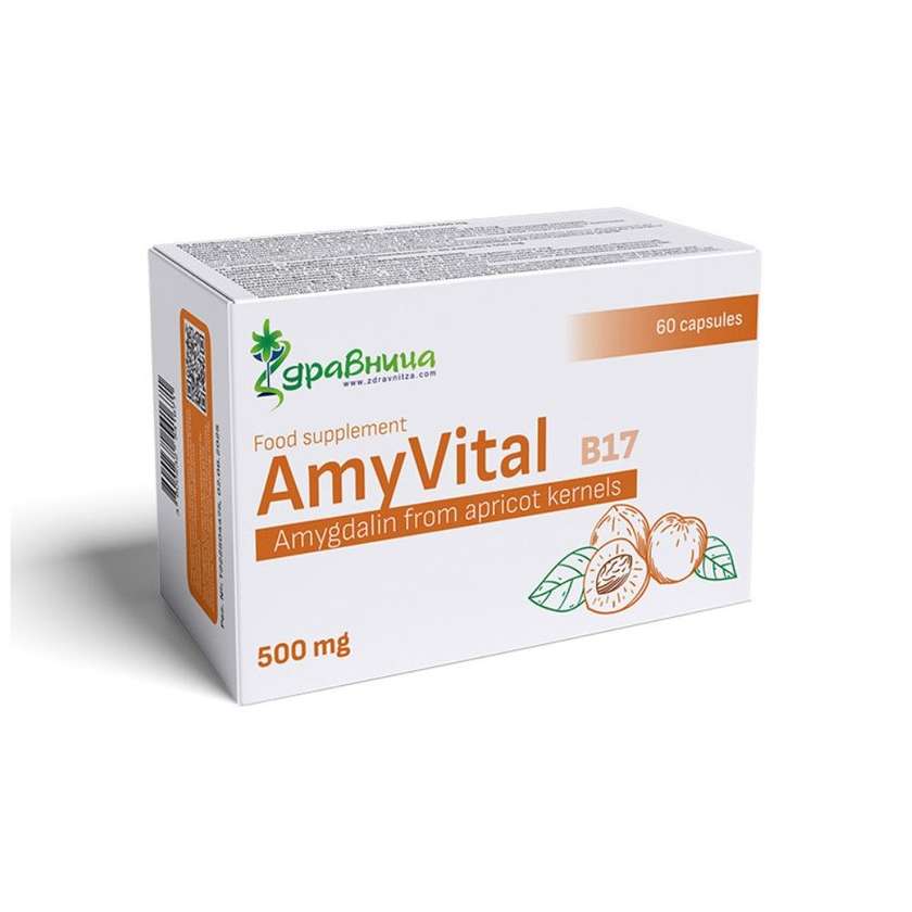 9994548 AmyVital B17, 500 mg, 60 Capsules, Zdravnitza