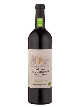 Chateau La Boutignane Sans Sulfites Corbieres Red Dry Wine 14%