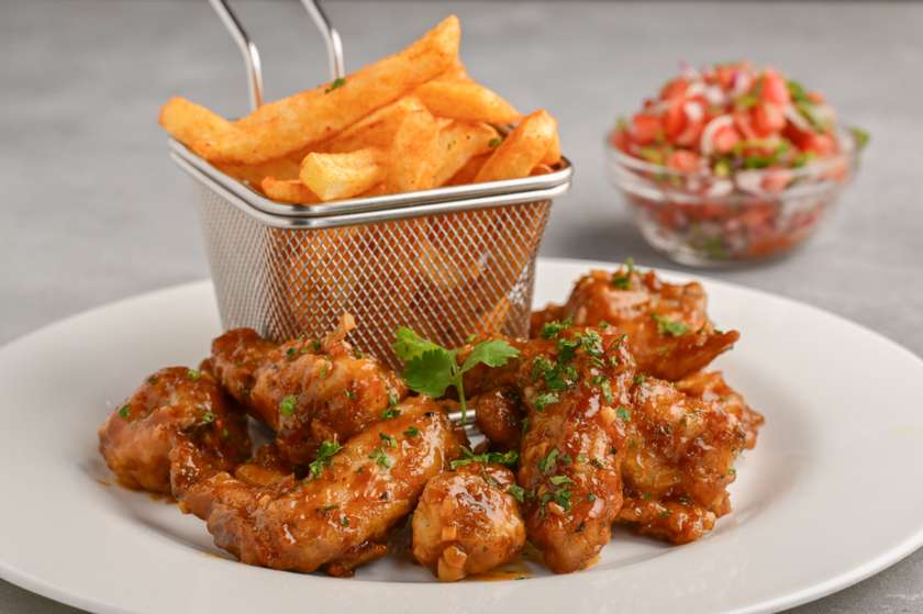 Orange Chicken Wings 5 Pieces