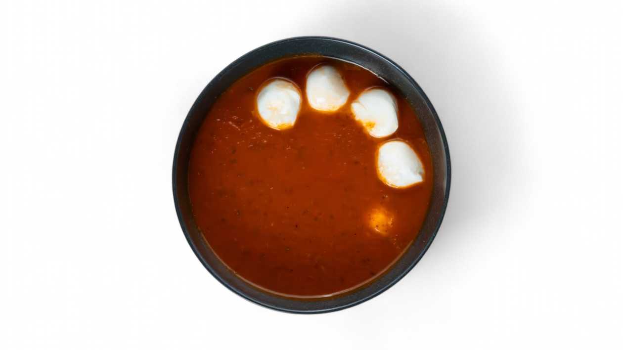 Tomato Soup with Mozzarella
