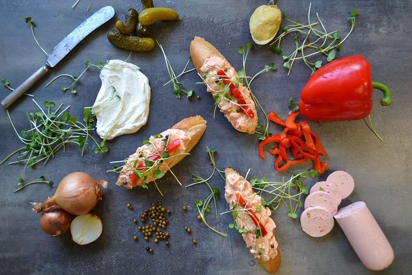 Rumcajs open sandwich