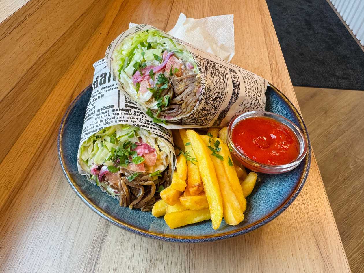 Veiseliha shaurma wrap