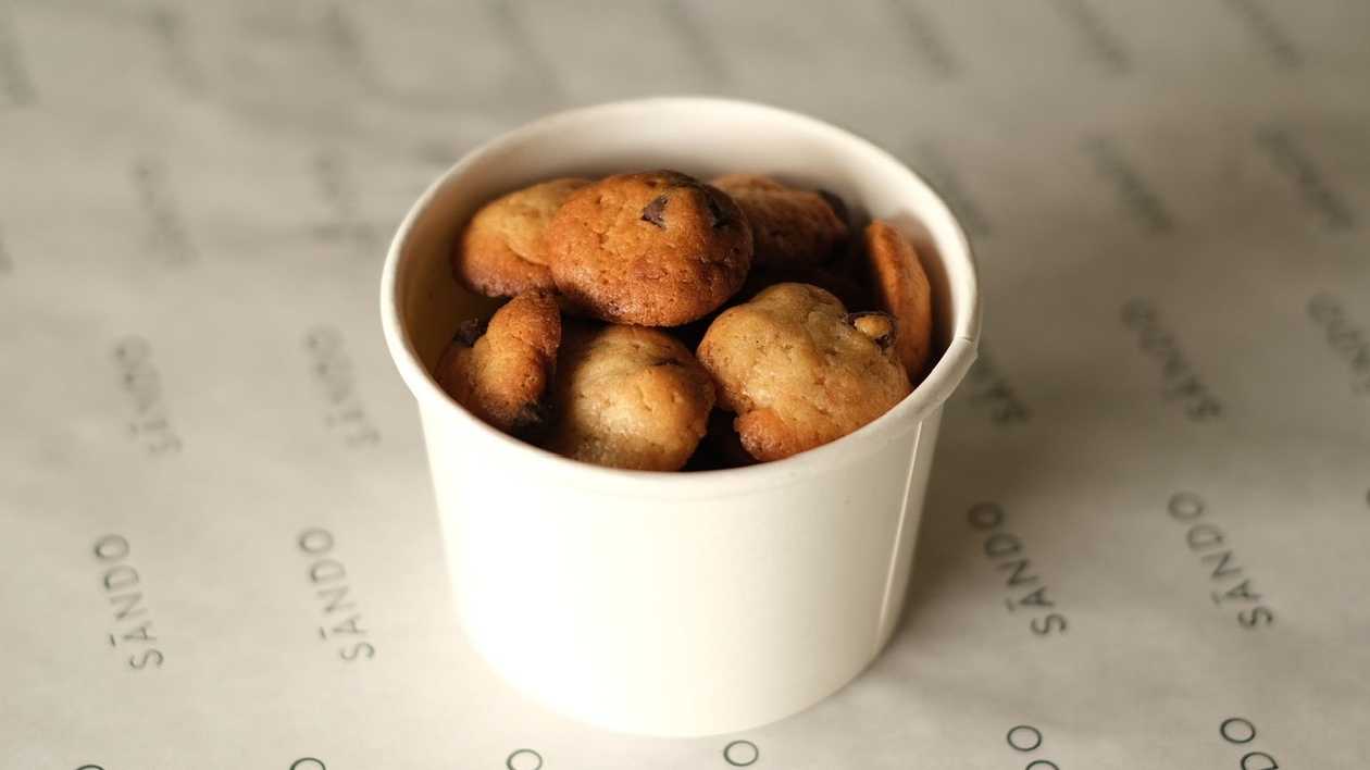 Mini choco cookies