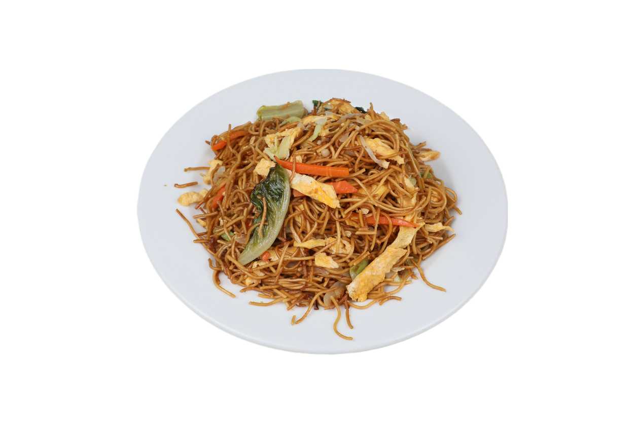 Νουτλς chow mein με αυγό