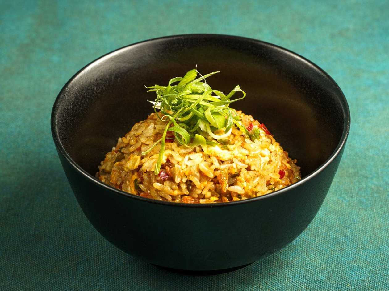 Fried rice with vegetables