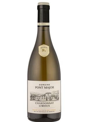 Limoux Domaine Pont Major Chardonnay Fut De Chene AOP Dry White Wine 13.5%